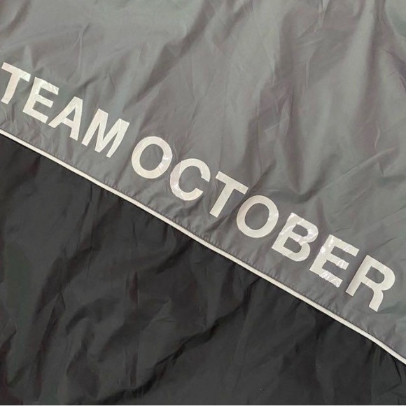 OVO Team October Windbreak Jacket - GREY/BLACK - X-Large - Picture 3 of 9